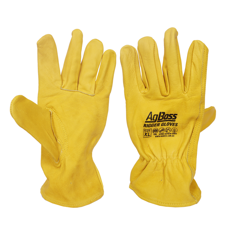 Rigger Superior Grade Leather Gloves | XL – Ag boss